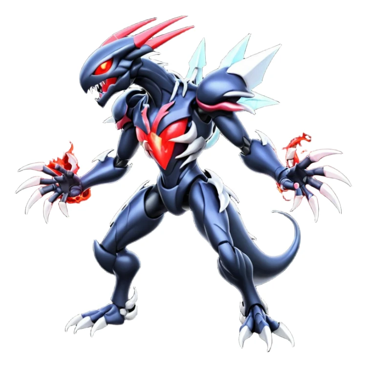 Venom-Cyberbug-Genesect-Zekrom-Darkrai-Scizor-fusion, full body sticker