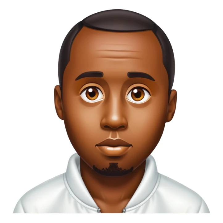 P Diddy with shiny baby oil sticker