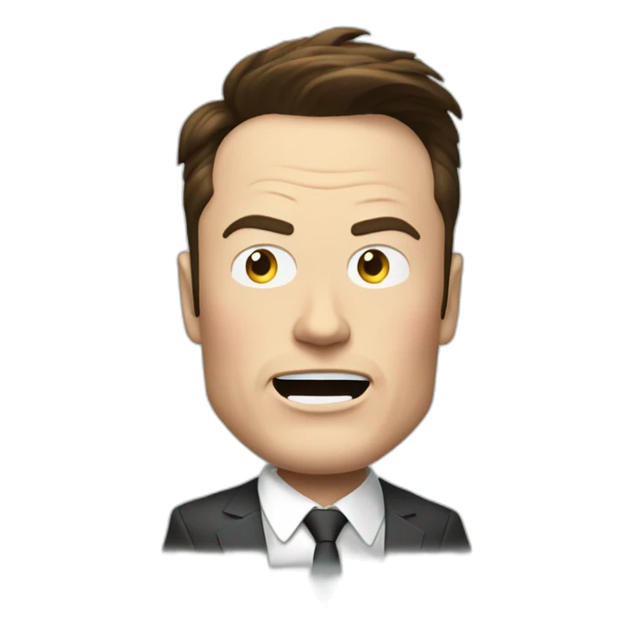 elon musk electrocuted by a tesla car sticker