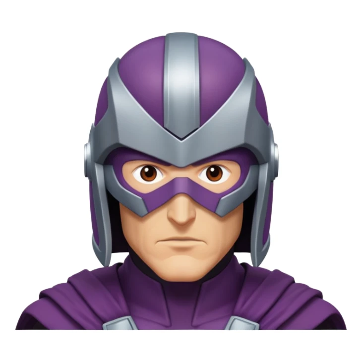 magneto face xmen with grey helmet sticker