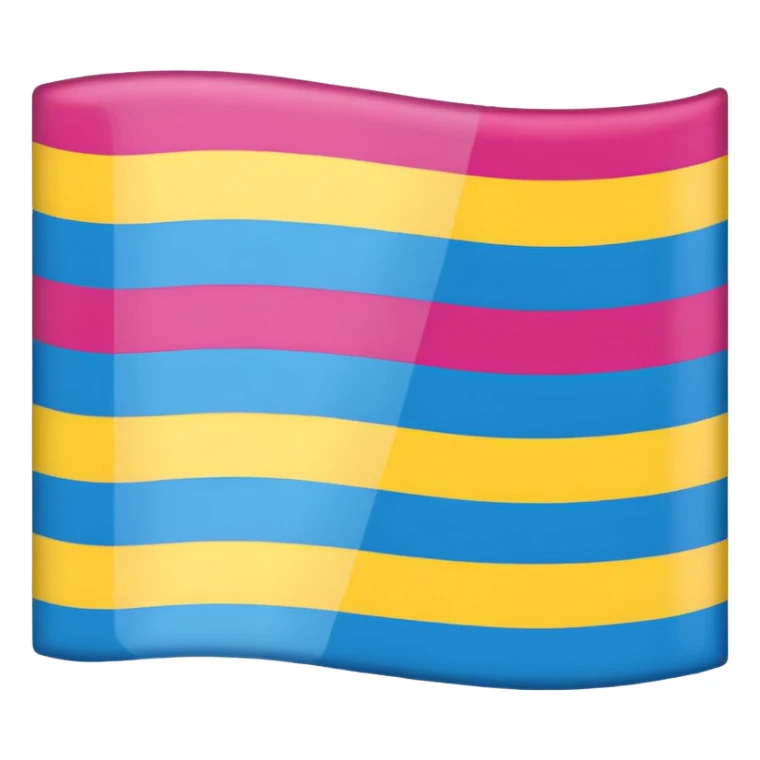 pansexual flag sticker