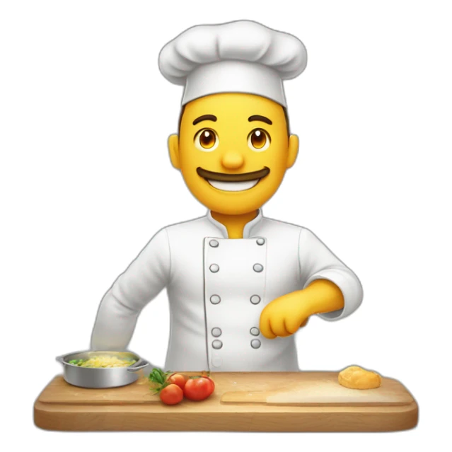 Cooking like a chef i’m a 5 star Michelin sticker