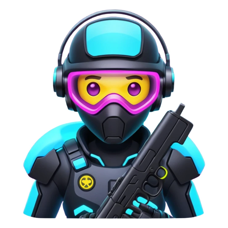  shooter game with this color 9654F4 sticker