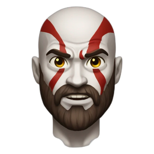 kratos god of war sticker