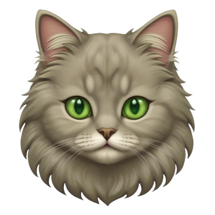 A cat which is a brittish longhair sticker