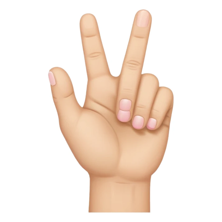 UN MANO, A PUGNO, CON CINQUE DITA, E IL MIGNOLO, L' ULTIMO DITO, ALL' IN SÙ  sticker