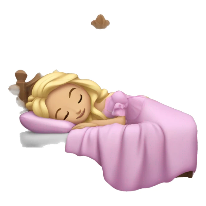 A sleeping beauty  sticker