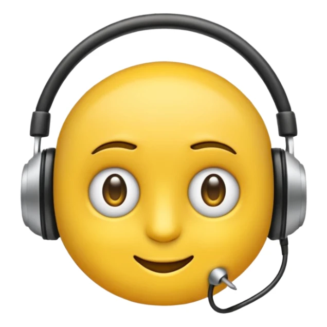 Ein gelber runder Emoji mit geschlossenen augen Augen. Total im moment. Glücklich, leichtes lächeln. Verträumt. Leichtigkeit. Freiheit. Overearkopfkörer auf dem kopf sticker