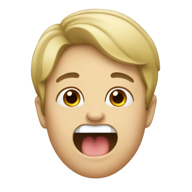 Someone putting a foot in their mouth sticker