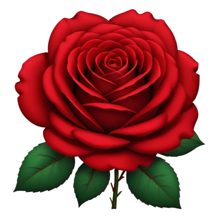 black rose, without green leaves, just flower sticker