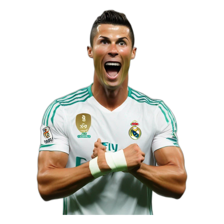 Cristiano ronaldo  celebration siuuuu sticker