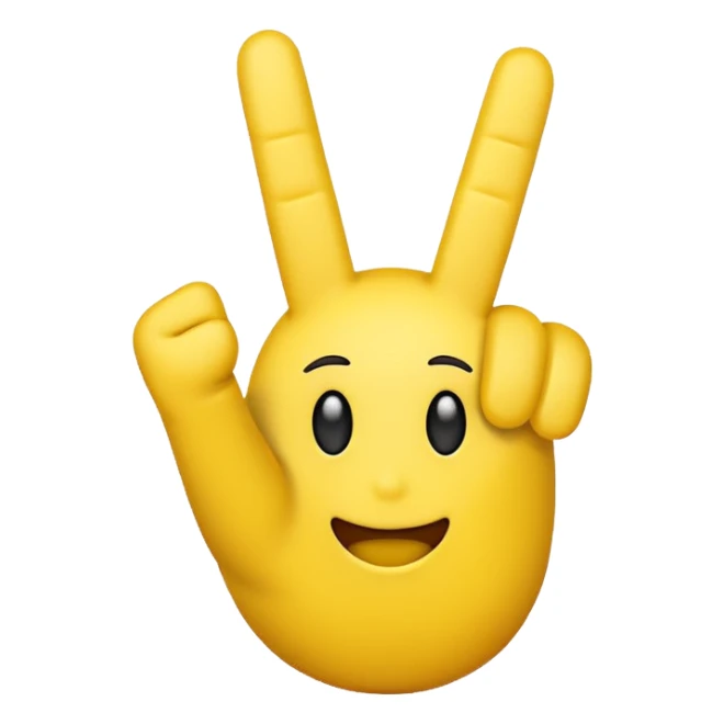 mean emoji sticking up the middle finger sticker