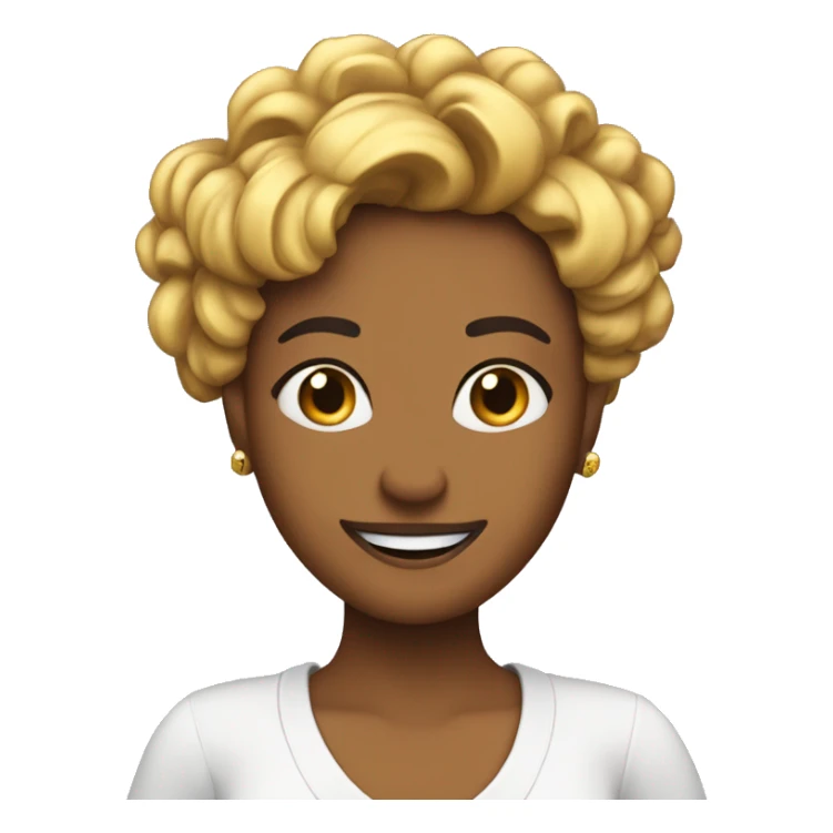 Sassy emoji with hand on hip, head tilted, confident smile—total ‘yass queen’ sticker