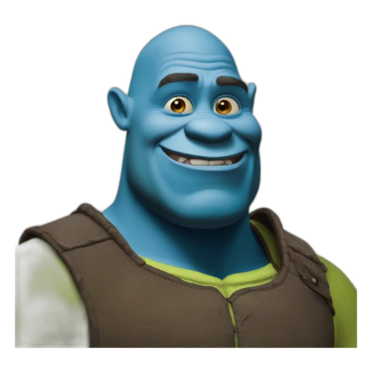 blue-shrek sticker