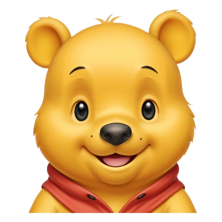 Winnie the Pooh cartoon emoji sticker