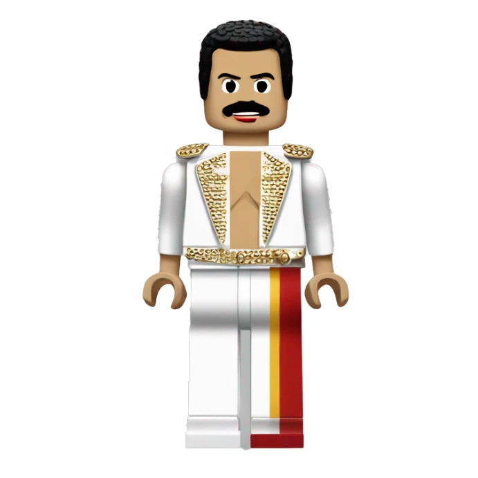 FREDDIE MERCURY lego full body sticker