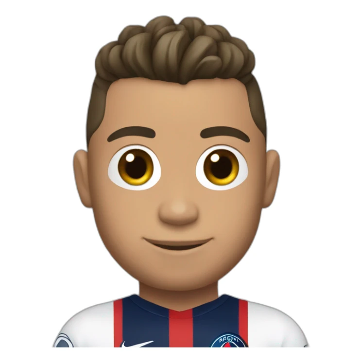 Ronaldo avec un maillot du PSG  sticker