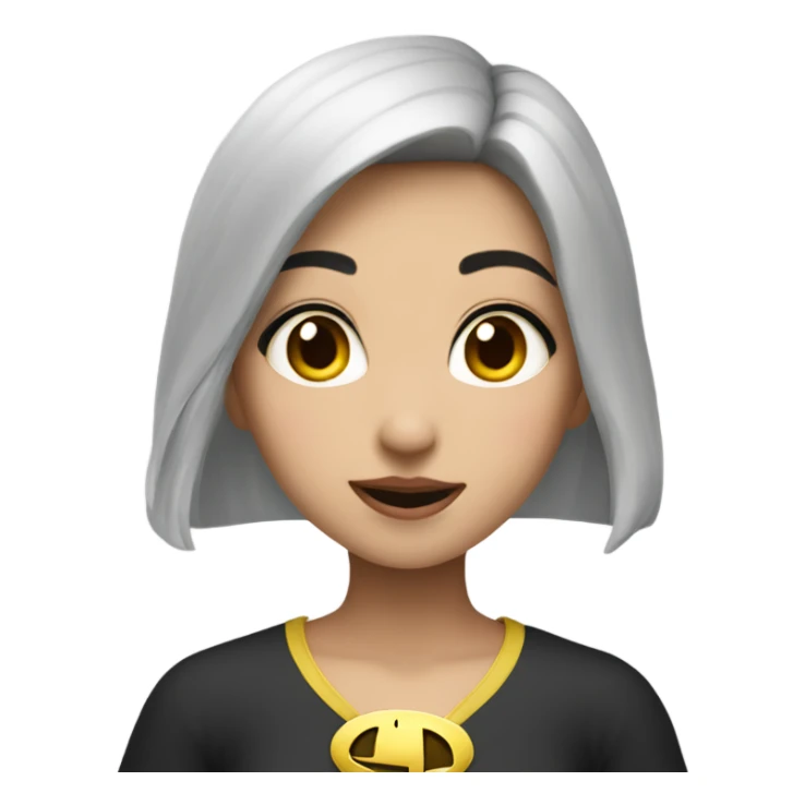 chinese girl in batman costu sticker