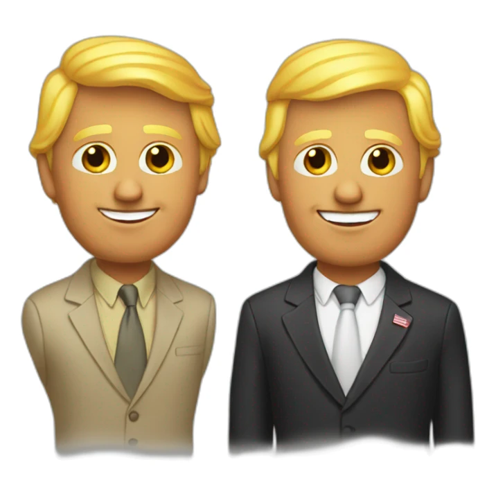 Trump being gay sticker