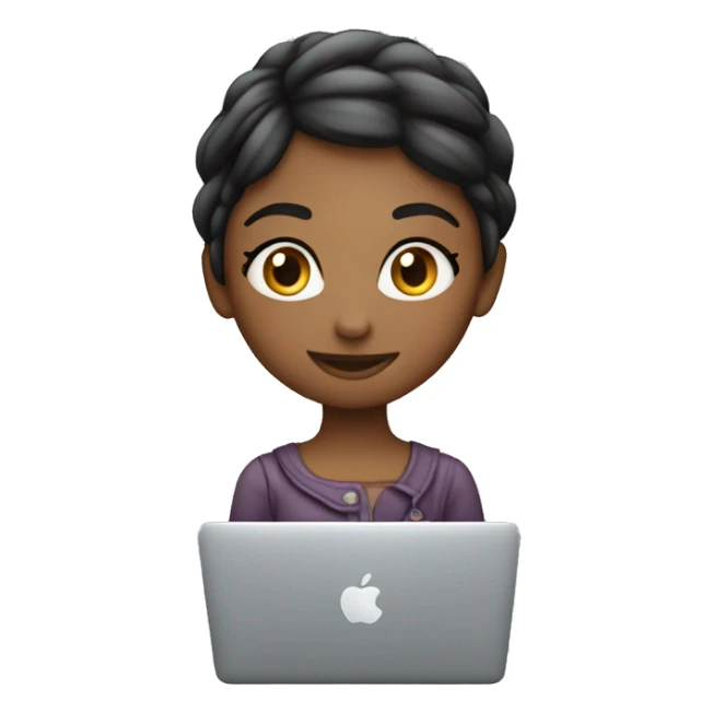 MacBook ￼girl  sticker