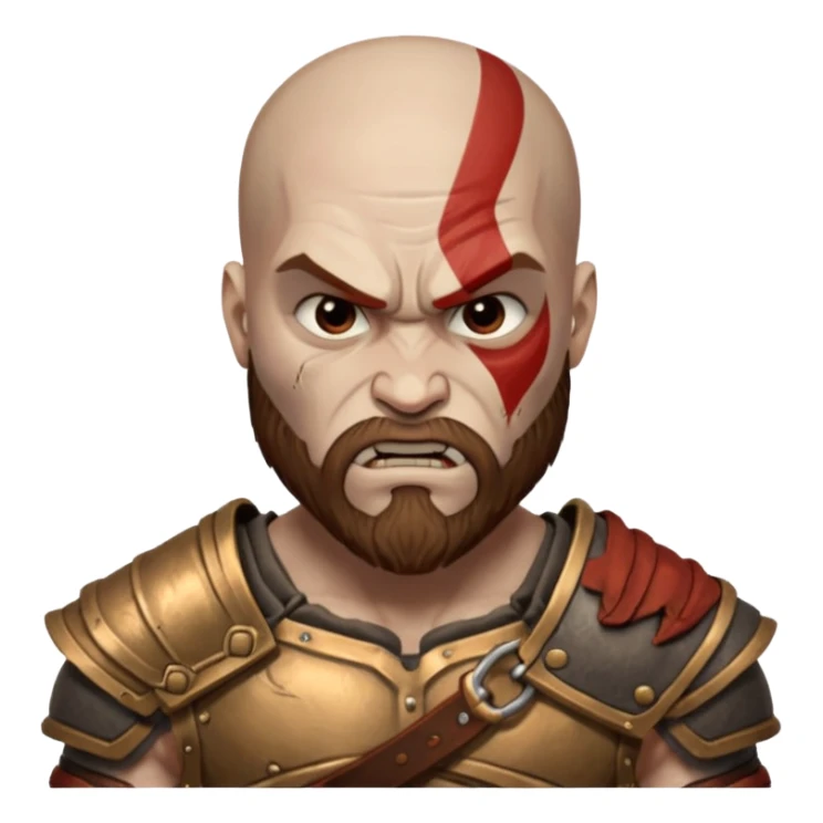God of War Kratos sticker