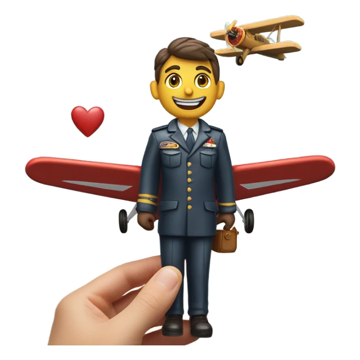Love of a pilot  sticker