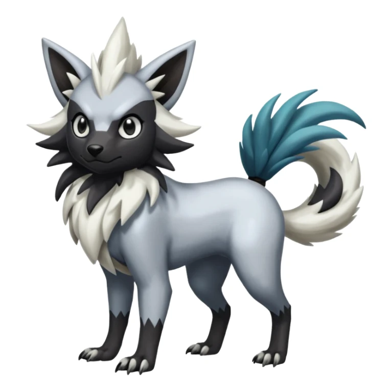 Shiny Zigzagoon-Absol-Trico-Hybrid (Full body) sticker