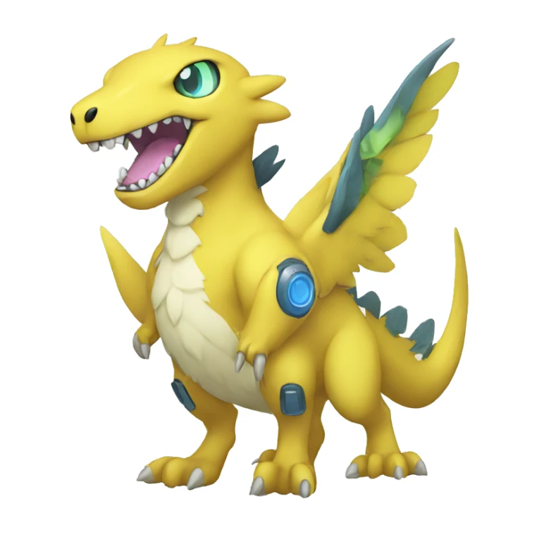 Kawaii cool Digimon-Pokémon-animal full body sticker