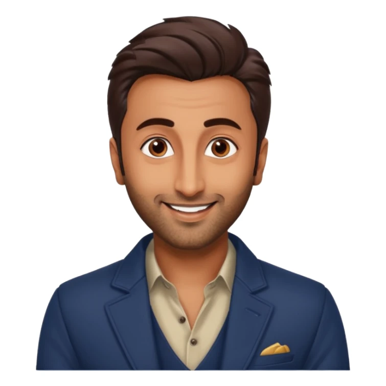 ipretty bratz emoji of ranbir kapoor sticker