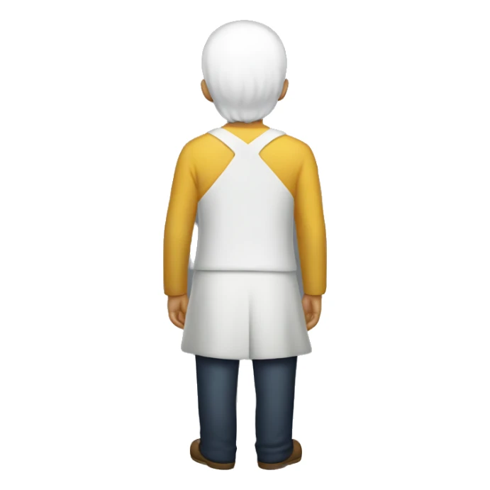 Back of person sticker