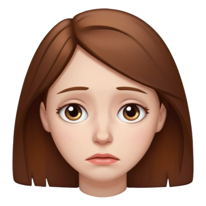 sad 30 year old woman sticker