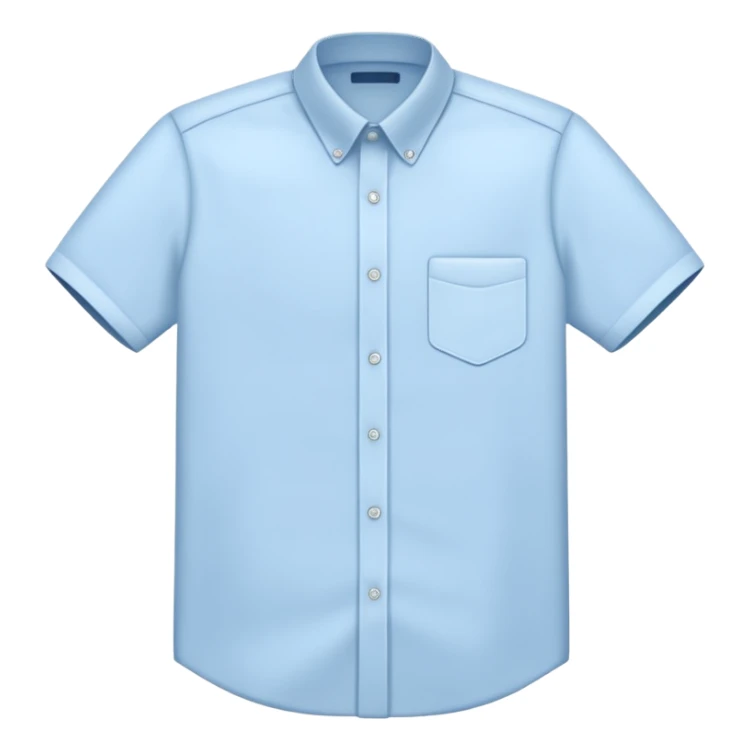 plain white short sleeve shirt sticker