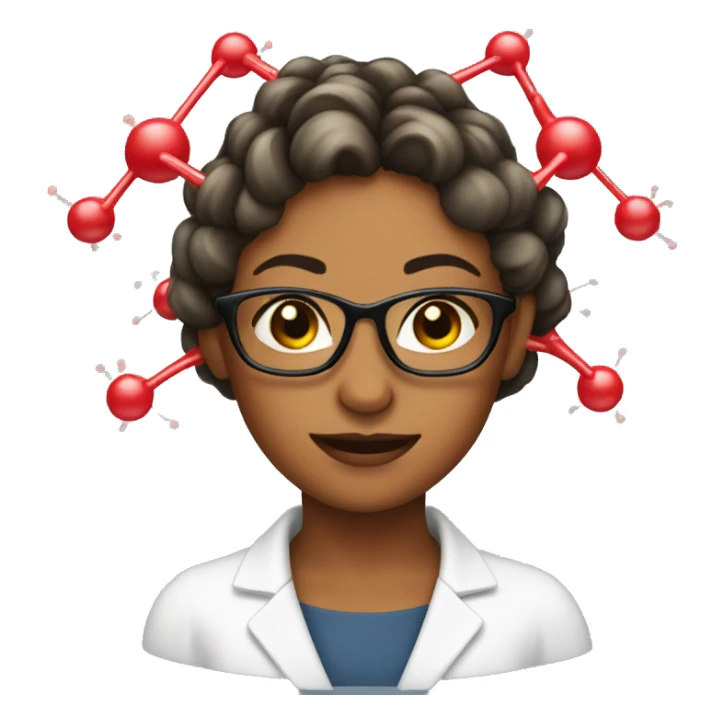 covid virus molecule that is a girl boss sticker