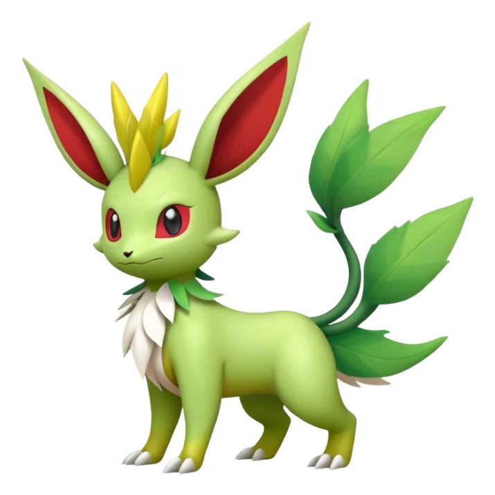 Shiny Flygon-Leafeon-Shaymin-hybrid, full body sticker
