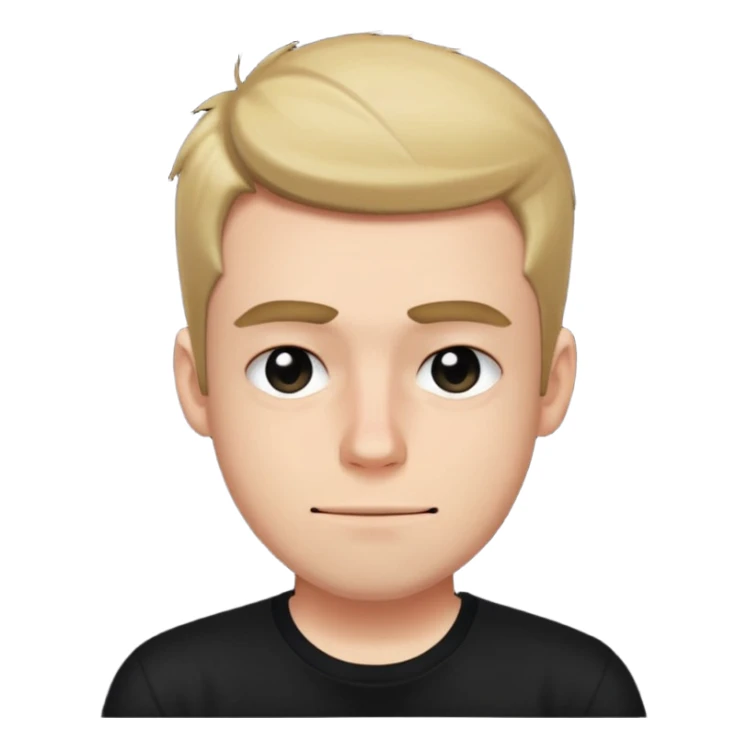 boyfriend from friday night funkin making the "ZAMN!" face  sticker