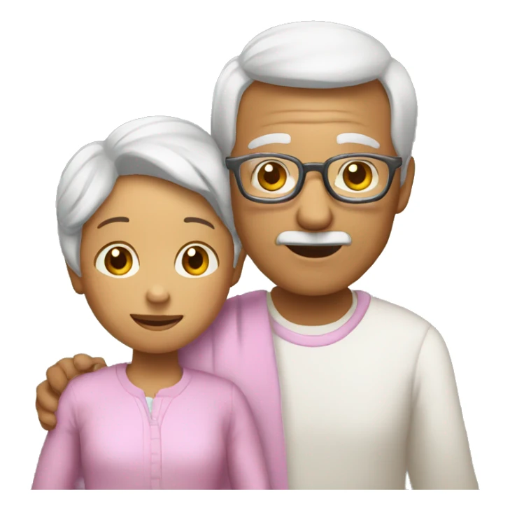  grandparents and grandchild sticker