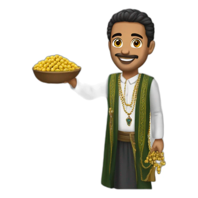 Nouri Almaliki selling rosaries sticker