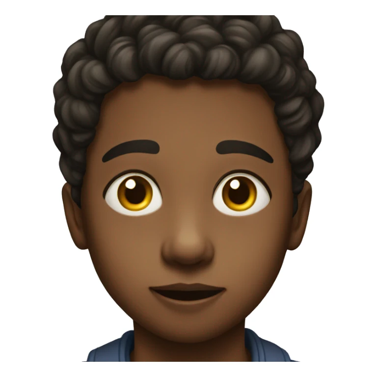  portrait of a boy sticker