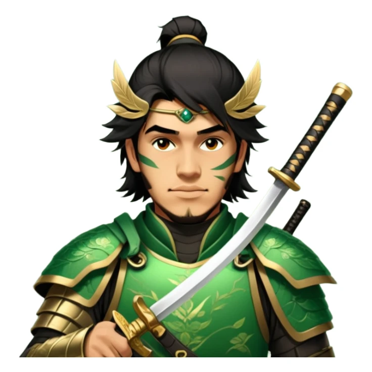 Emerald Samurai sticker