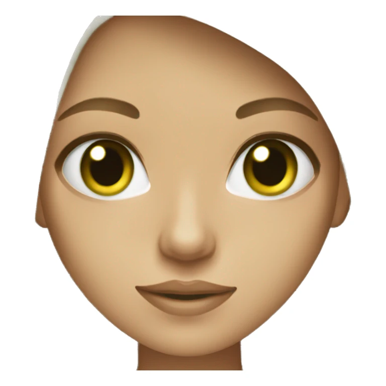 Female photographer light skinned green eyes sticker