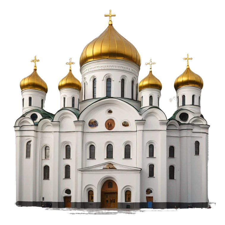 orthodox Moscow Christ the Savior cathedral  sticker
