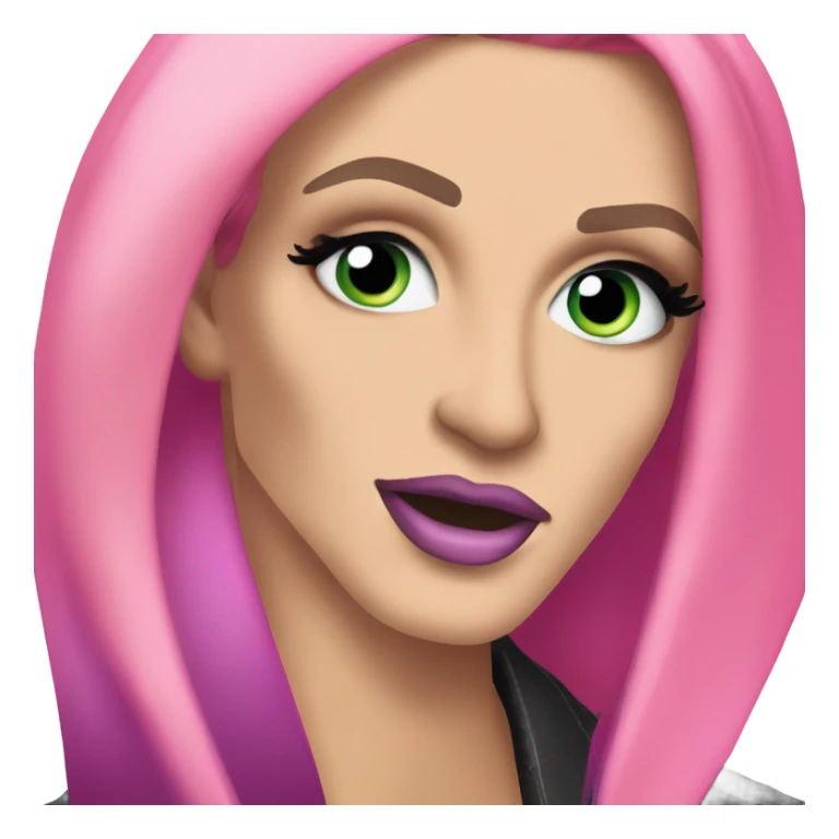 jeffery star white guy with makeup youtuber long hair  sticker