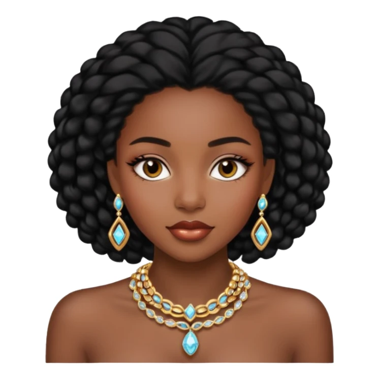Black girl luxury  sticker