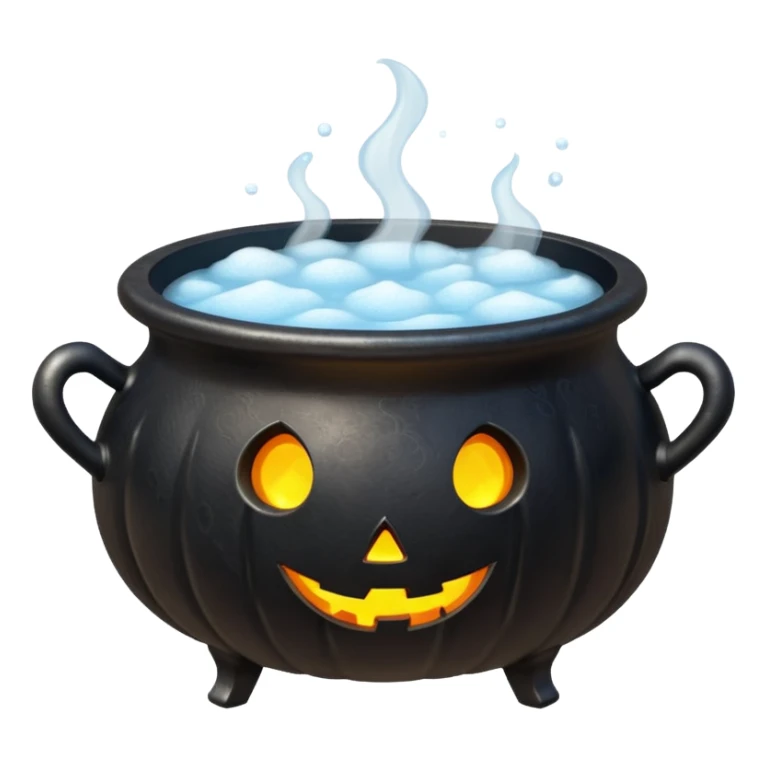 hallowen cauldrom inside sugars sticker