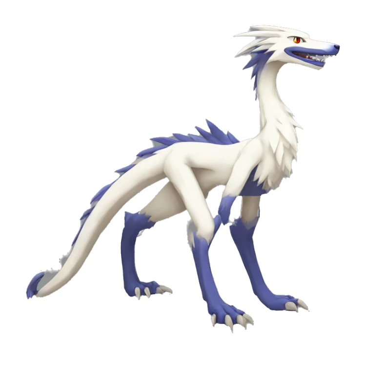 Lombax-Sergal-Vernid-Fakemon full body sticker