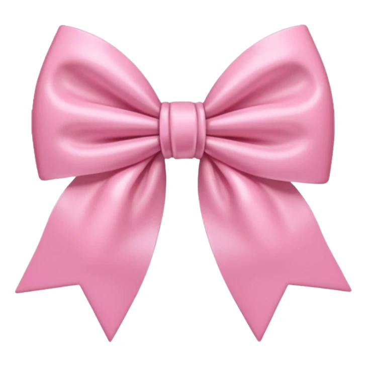 Pink coquette aesthetic bow pale sticker