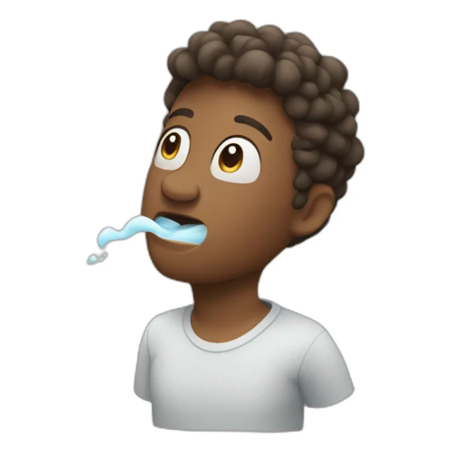 Breath in, breath out and keep going sticker