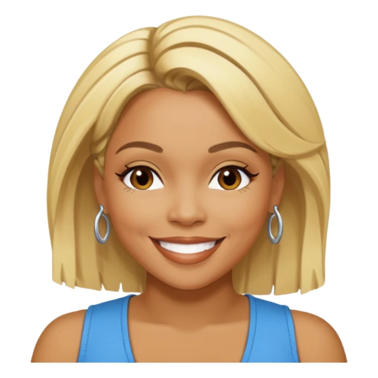 Tionne T-Boz Watkins with blonde hair sticker