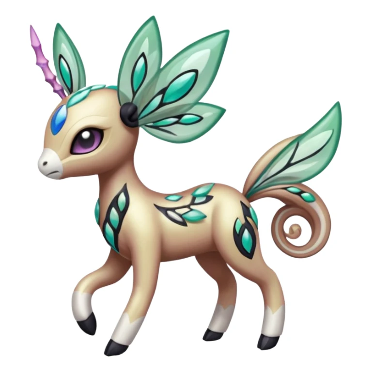 Meloetta-Palkia-Pokémon-Fakémon-fusion-hybrid-creature sticker