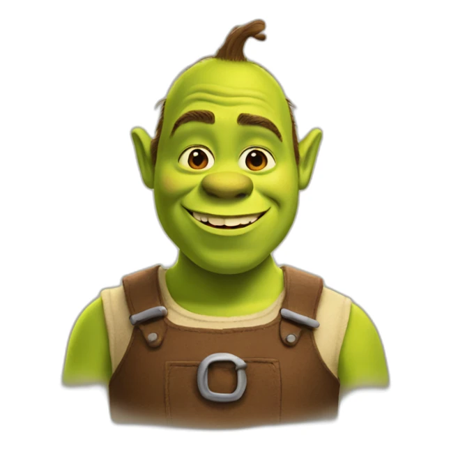 shrek-eat-apple-of-chocolat sticker